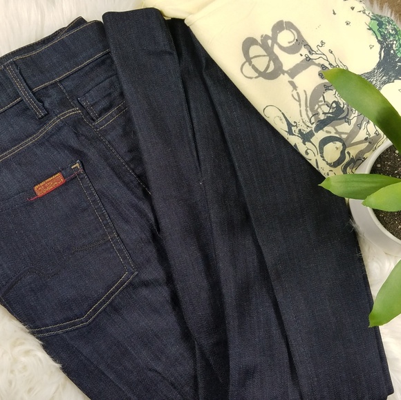7 For All Mankind Denim - Seven for all mankind dark wash gingerjeans